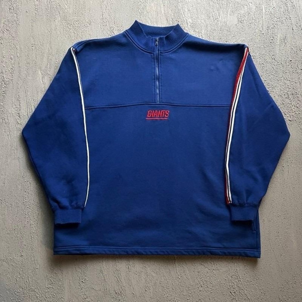 Vintage New York Giants Sweatshirt Men's 2XL‎ Blue 1990s Logo Athletic